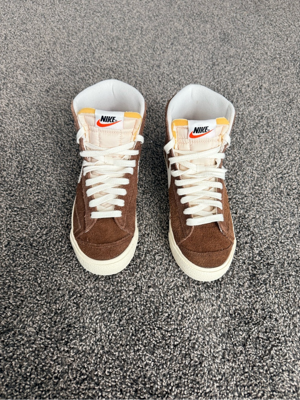 NEW - Size 5.5M/7W - Nike Blazer Mid ‘77 Vintage Sneaker Sail Cocoa - DV7006-200 - Picture 2 of 5